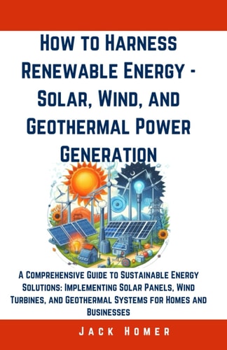 How to Harness Renewable Energy - Solar, Wind, and Geothermal Power Generation A Comprehensive Guide to Sustainable Energy Solutions: Implementing Solar Panels, Wind Turbines, and Geothermal Systems for Homes and Businesses
