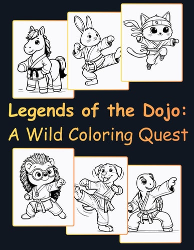 Legends of the Dojo A Wild Coloring Quest