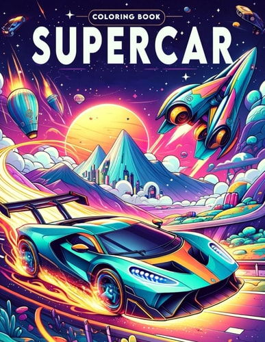 Supercar Coloring Book Embark on a Thrilling Journey Through the World of Supercars with Our Exhilarating Collection, Where Every Page Sparks the Adventurer in You