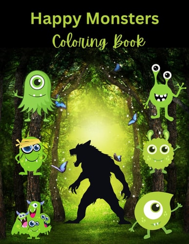 Happy Monsters Coloring Book