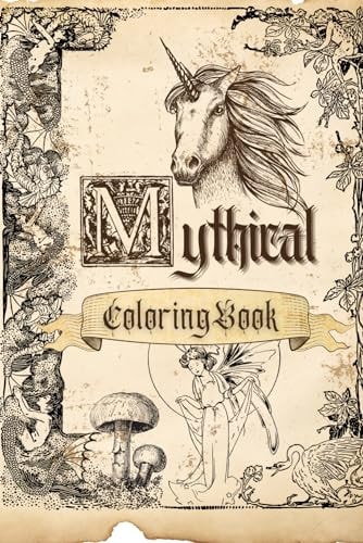 Mythical Coloring Book for Adults