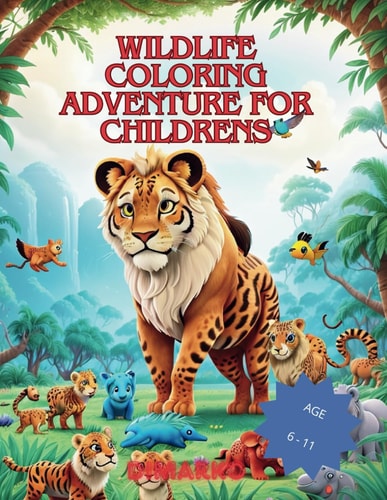 Wildlife A Coloring Adventure for Young Explorers