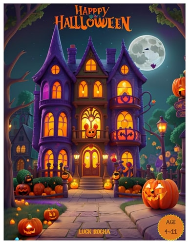 Happpy Hallloween A Coloring Book for Kids
