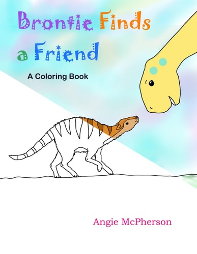 Brontie Finds a Friend A Coloring Book