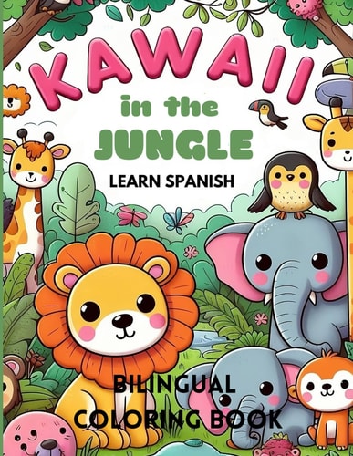 Kawaii in the Jungle Learn Spanish