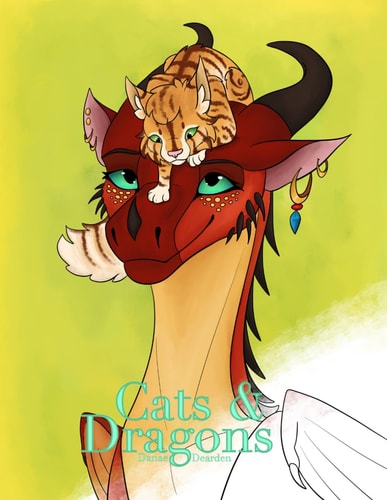 Cats and Dragons - Coloring Book for Any Cat and Dragon Lovers!