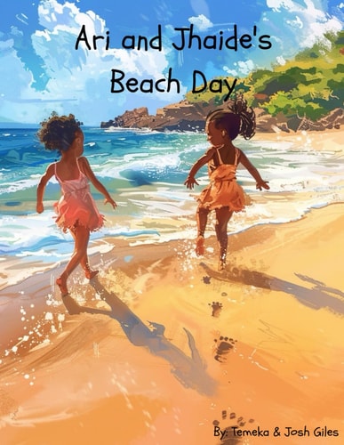 Ari and Jhaide's Beach Day Coloring Book
