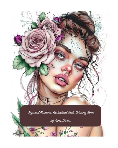 Mystical Maidens Fantastical Girls Coloring Book