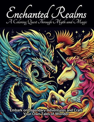 Enchanted Realms A Coloring Quest Through Myth and Magic: Embark on Legendary Adventures and Craft Your Own Tales of Wonder