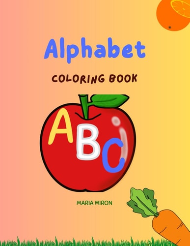 Alphabet Coloring Book White Minimalist Alphabet Coloring Book