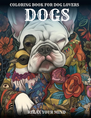 Dogs Coloring Book 50+ Unique Illustrations for Dog Lovers to Enjoy a Diversity of Canine Personalities and Relax Your Mind