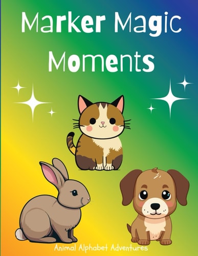 Marker Magic Moments Coloring Book