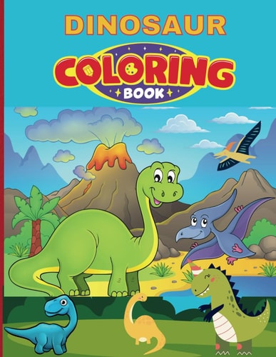 Dinosaur Coloring Book for Kids