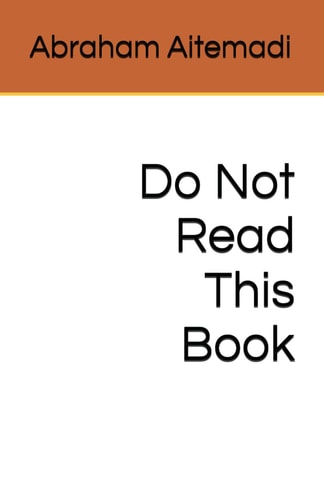 Do Not Read This Book