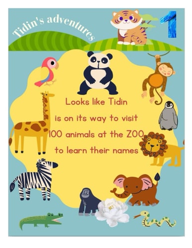 Tidin's Adventures - Tidin at the Zoo Tidin is Learning the Names of Zoo Animals