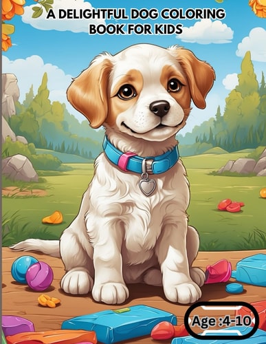 Woof Wonders A Delightful Dog Coloring Book for Kids - Unleash Your Creativity with Charming Canines: Dive Into a World of Tail-wagging Fun as You Color Adorable Pups of All Shapes and Sizes. Perfect for Young Artists Aged 4-10