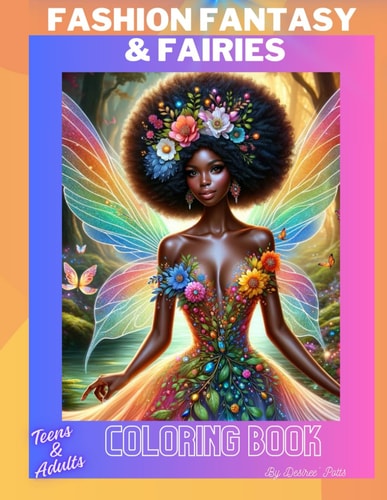 Fashion Fantasy - Fairies Coloring Book