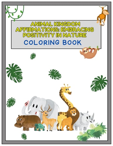 Animal Kingdom Affirmations Embracing Positivity in Nature: Colorful Creatures and Positive Messages