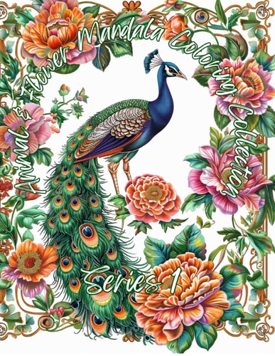 Animal & Flower Mandala Coloring Collection Animal & Flower Mandala