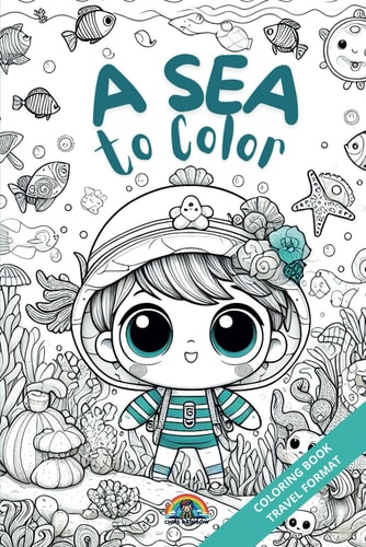 A Sea to Color Fish, Turtles, Octopuses, Sharks, and Many Other Adorable Marine Friends Await You!