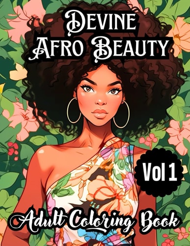 Devine Afro Beauty Coloring Book