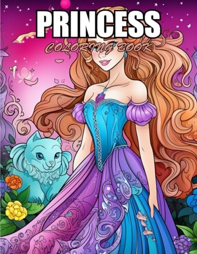 Princess Coloring Book Exciting Designs Suitable for All Ages