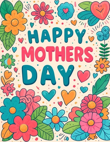 Happy Mothers Day Piecing Together Moments of Love and Gratitude, Crafting Intricate Tributes to Motherhood's Endless Devotion and Unwavering Love