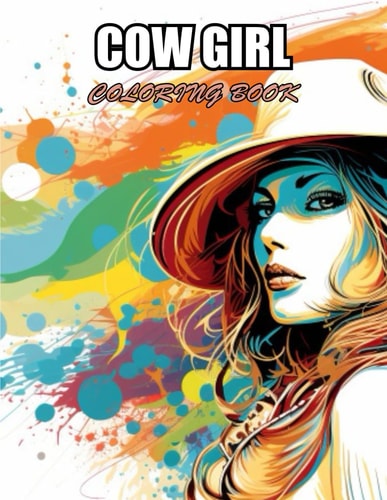 Cow Girl Coloring Book Exciting Designs Suitable for All Ages