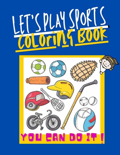 Let's Play Sports Coloring Book
