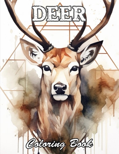 Deer Coloring Book A Stress Relief Experience for All Ages