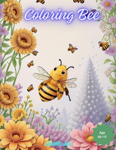 Coloring Bee Coloring Book for Children
