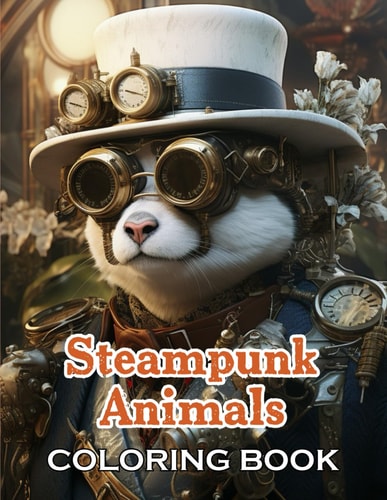 Steampunk Animals Coloring Book 100+ New Designs for All Ages