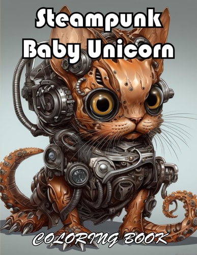 Steampunk Animals Coloring Book 100+ Amazing Coloring Pages for All Ages