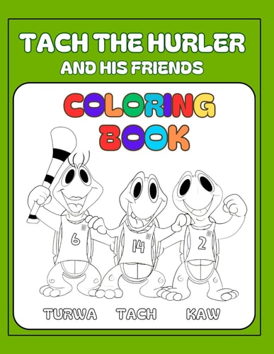 Tach the Hurler and His Friends Easy And Fun Coloring Pages For Kids, Preschool and Kindergarten
