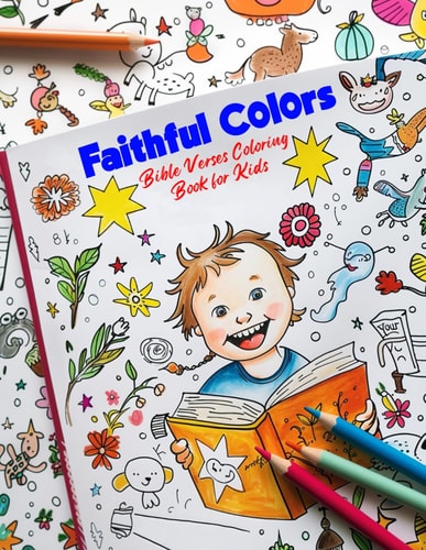 Faithful Colors Bible Verses Coloring Book for Kids
