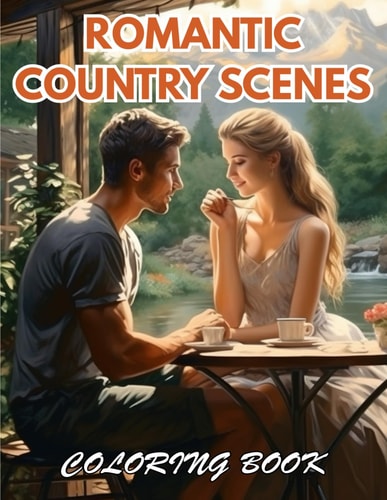 Romantic Country Scenes Coloring Book 100+ New and Exciting Designs for All Fans