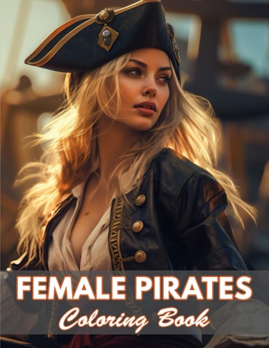 Female Pirates Coloring Book 100+ Coloring Pages for Relaxation and Stress Relief