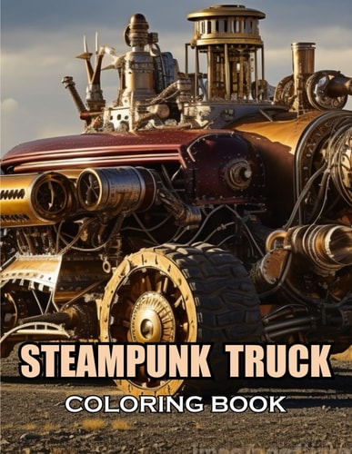 Steampunk Truck Coloring Book New and Exciting Designs Suitable for All Ages
