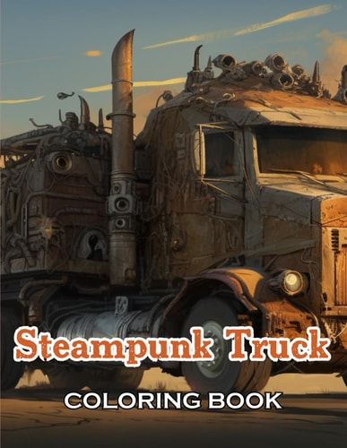 Steampunk Truck Coloring Book 100+ New Designs for All Ages