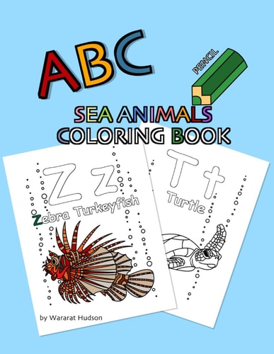 ABC Sea Animals Coloring Book