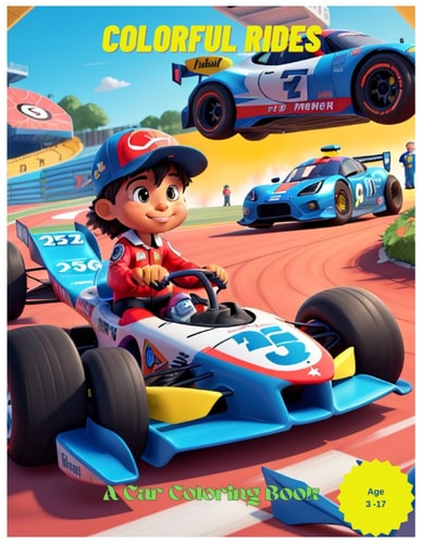 Colorfur Rider A Car Coloring Book