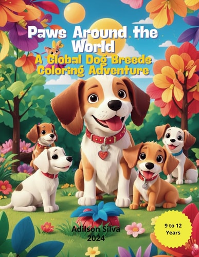 Paws Around the World A Global Dog Breeds Coloring Adventure