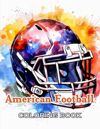 American Football Coloring Book Unique and Beautiful Designs for All Fans