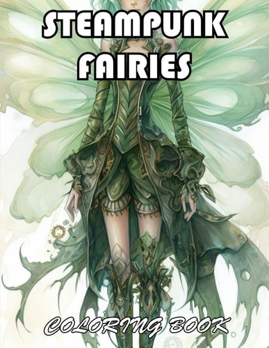 Steampunk Fairies Coloring Book 100+ Exciting And Easy Coloring Pages