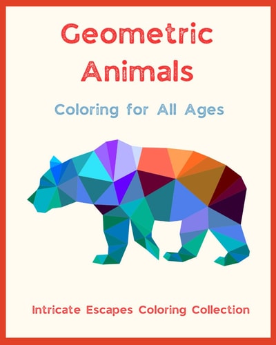 Geometric Animals Coloring For All Ages
