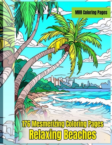 Relaxing Beaches 176 Coloring Pages