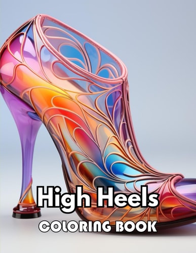 High Heels Coloring Book 100+ New Designs for All Ages Great Gifts for All Fans
