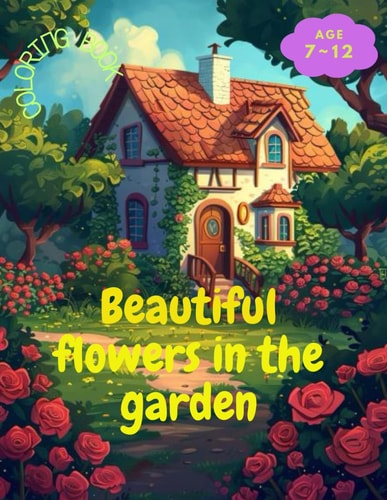 Pretty Flower Coloring Book for Children Experience the Pure World of Coloring Through the Magical Coloring of 50 Different Flowers.