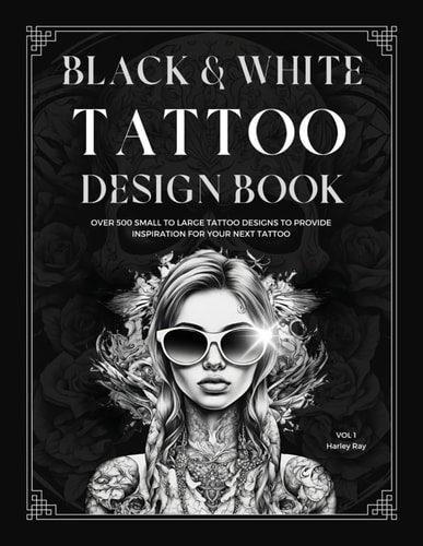 Black and White Tattoo Design Book