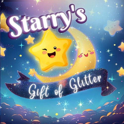Starry's Gift of Glitter Lesson about Sharing Educational Book for Children Every Evening Before Going to Bed; Present for Kids Ages 1-6